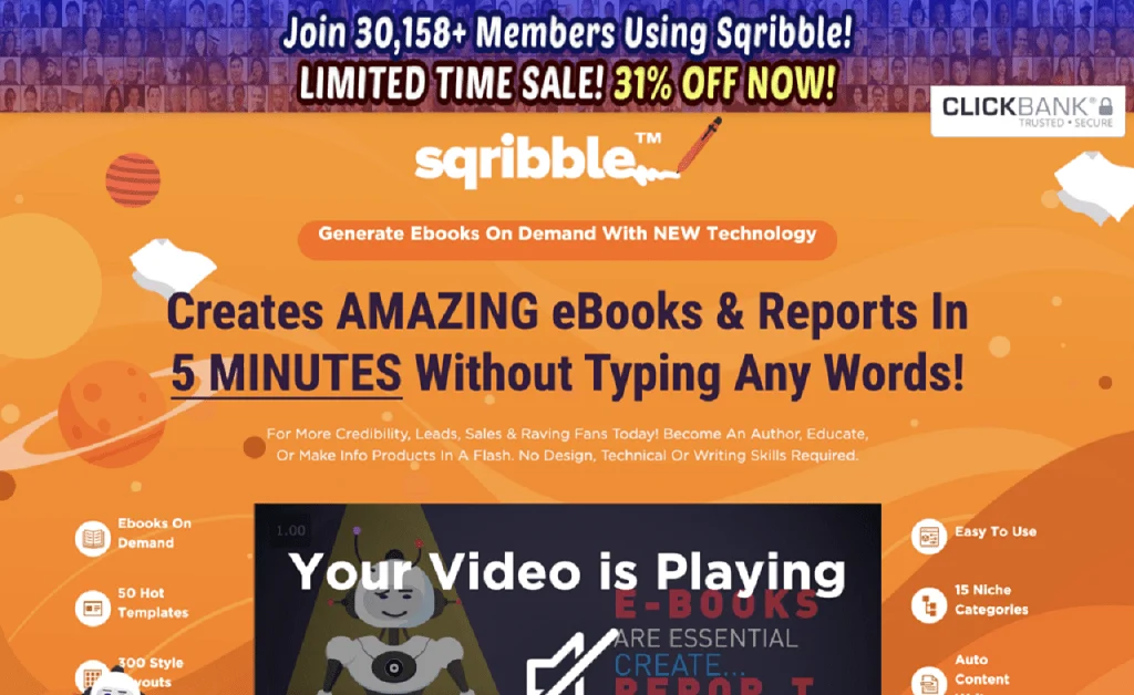 Sqribble Ebook Solution